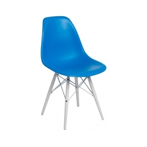 Židle DSW, královsky modrá (Bílá) S25161 CULTY +
