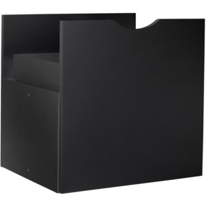Černá zásuvka do regálu Støraa Kiera, 33 x 33 cm