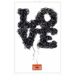 Plakát - All You Need is Love (Kazeta)