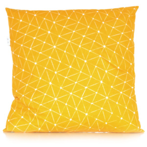 GADEO dekorační polštář LINIE yellow Velikost: 30x30 cm