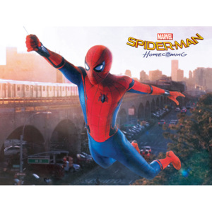 Obraz na plátně Spider-Man Homecoming - Swing, (60 x 80 cm)