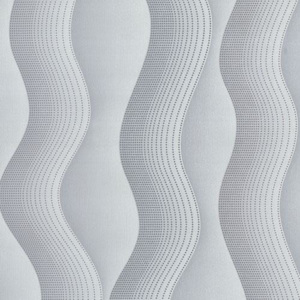 Vliesové tapety na zeď Studio Line 02427-10, vlnovky bílo-šedé, rozměr 10,05 m x 0,53 m, P+S International