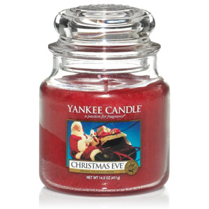 Yankee Candle – vonná svíčka Christmas Eve, střední 411 g