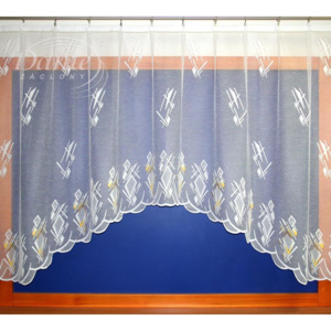 Kusová záclona EDITA hnědá 250 cm x 200 cm
