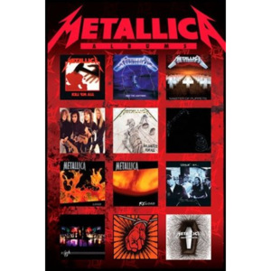 Plakát - Metallica albums