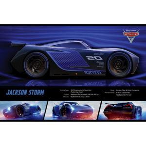 Plakát - Auta 3, Cars 3 (Jackson Storm)