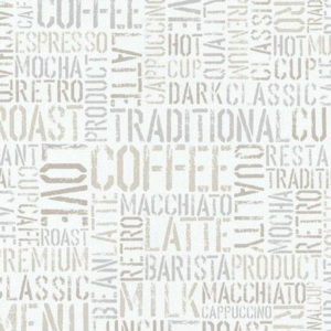 Papírové tapety na zeď Tribute 05514-30, rozměr 10,05 m x 0,53 m, coffe krémové, P+S International
