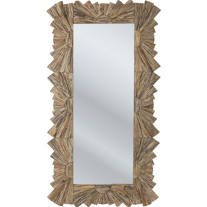 Zrcadlo s rámem ze smrkového dřeva Kare Design Waikiki