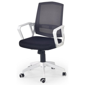 Halmar Kancelářská židle Ascot Bílo-černá