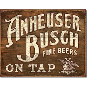 Plechová cedule: Anheuser-Busch (Fine Beer)