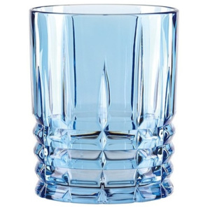 Modrá sklenice na whisky z křišťálového skla Nachtmann Highland, 345 ml