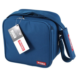 Modrá obědová taška Bergner Cube