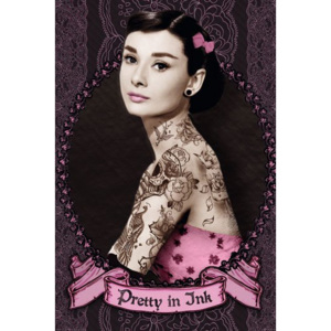 Plakát - Audrey Hepburn (Tetování)