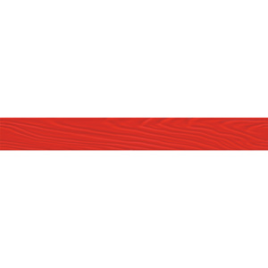 Listela Rako Wenge R červená 5x45 cm, lesk WLAPJ004.1