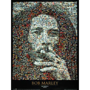 Plakát - Bob Marley mosaic