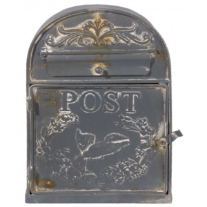 Poštovní retro schránka - 24*9*35 cm Clayre & Eef