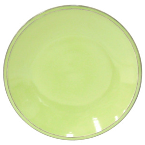Zelený kameninový talíř Costa Nova Friso, ⌀ 28 cm