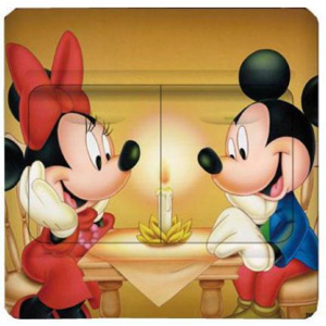 ZOOYOO Samolepka na vypínač Minnie a Mickey Mouse 5