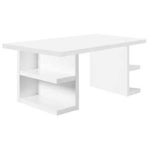 Bílý pracovní stůl TemaHome Multi, délka 160 cm