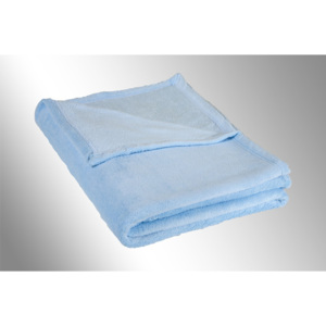 Micro deka jednolůžko 150x200 cm sv.modrá