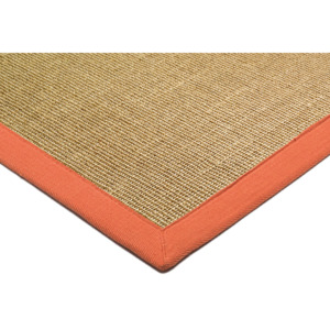 Koberec Asiatic Natural Weaves - SISAL Linen/Orange