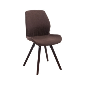 Jídelní židle Mody, látka, lakovaná podnož buk (Hnědá) csv:152414805 DMQ
