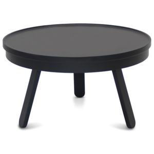 Černý odkládací stolek s úložným prostorem Woodendot Batea M