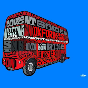 Plakát - Visit London (Routemaster)