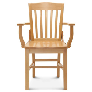 Dřevěná židle s područkami Fameg Hrok