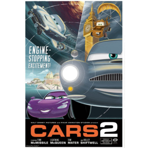 C754P4 Fototapeta: Cars 2 (reklama) - 184x254 cm