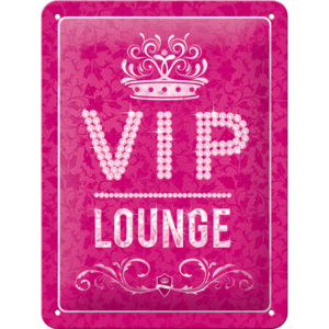 Nostalgic Art Plechová cedule - VIP Lounge (Růžová) 20x15 cm