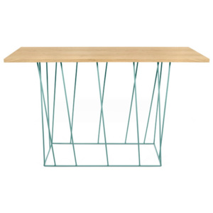 Konzolový stolek se zelenými nohami TemaHome Helix
