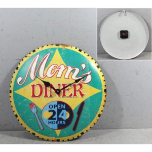 Retro hodiny na zeď Mom's dinner 48836581