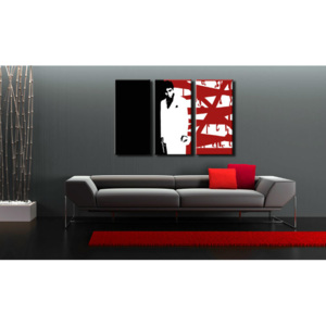Ručně malovaný POP Art Sleva 25 % obraz AL PACINO 3 dílný 120X80 cm al33/24h (skladem a ihned k odeslání)