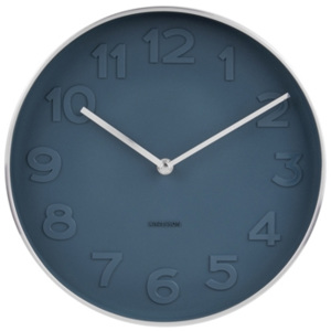 Nástěnné hodiny Luck 27,5 cm, modrá