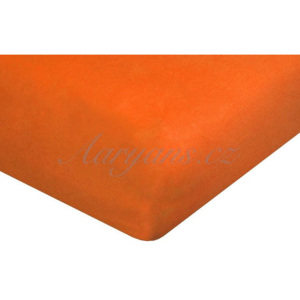 Aaryans Jersey prostěradlo oranžové Rozměry: 200 x 220 cm