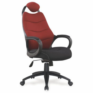 Halmar Kancelářská židle Striker, černo-červená