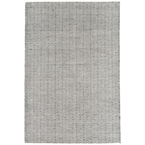 IVES koberec 100x150cm - čierna/biela