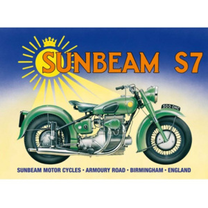Plechová cedule motorka Sunbeam S7