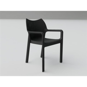Design2 Židle Dionisio Black Arm chair
