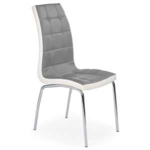 Halmar K186 židle šedo - bílá