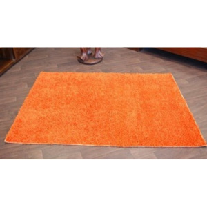 Kusový koberec SHAGGY – oranžový