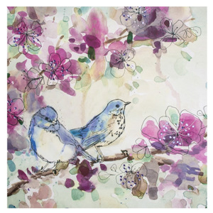 Obraz Graham & Brown Spring Birds, 60 x 60 cm