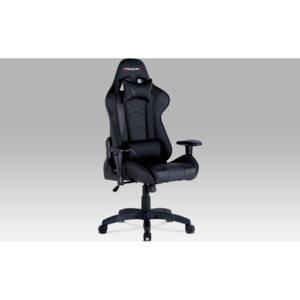 Artium Kancelářská židle E-RACER | sportovní | houpací mechanismus Barva: černá