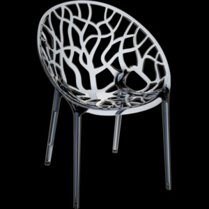 Design2 Židle Coral kouřová