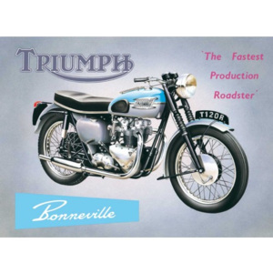 Plechová cedule motorka Triumph Bonneville T120R