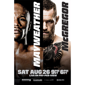 Plakát, Obraz - Mayweather vs McGregor: Fight Poster, (61 x 91,5 cm)
