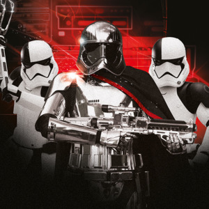 Obraz na plátně Star Wars: Poslední z Jediů - Trooper Team, (40 x 40 cm)
