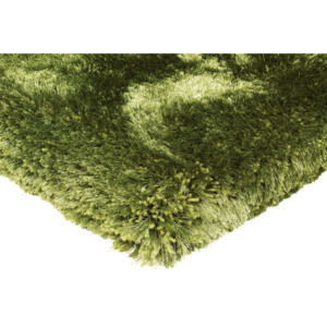 Plush - huňatý koberec - zelená 70x140cm