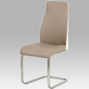 Jídelní židle HC-911 CAP koženka cappuccino - Autronic